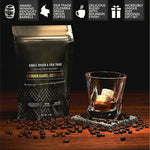 Colombian Fair Trade & Single Origin Bourbon-Infused Coffee with Whiskey Stones